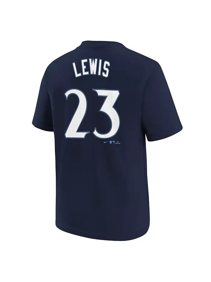 Футболка Royce Lewis Minnesota Twins Fuse City Connect с именем и номером для подростков — изображение 3 из 3, синий
