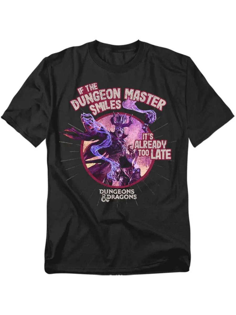 Футболка Big & Tall Dungeons And Dragons Dungeon Master Smiles D&D — изображение 1 из 3, черный