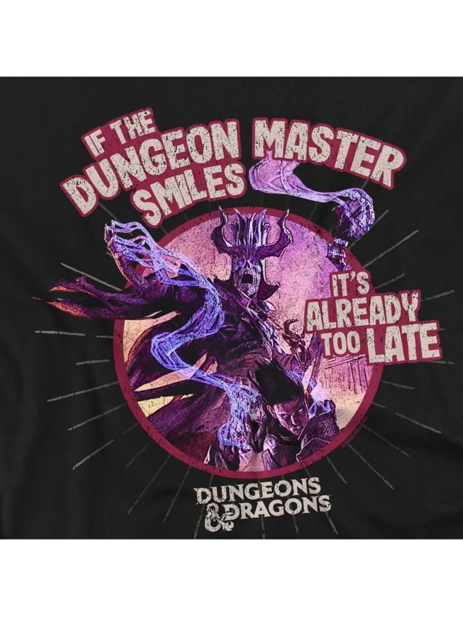 Футболка Big & Tall Dungeons And Dragons Dungeon Master Smiles D&D — изображение 3 из 3, черный