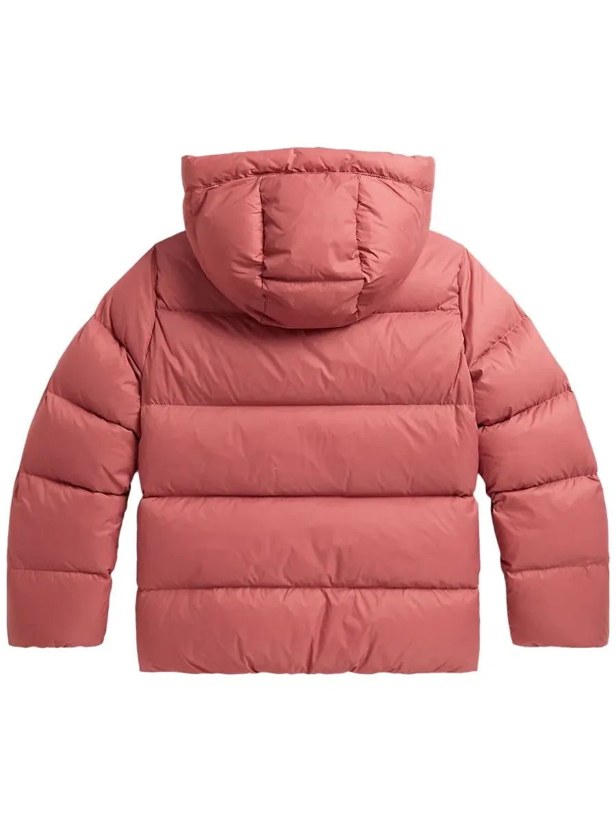 Детская куртка с капюшоном Polo Ralph Lauren — изображение 5 из 7, розовый