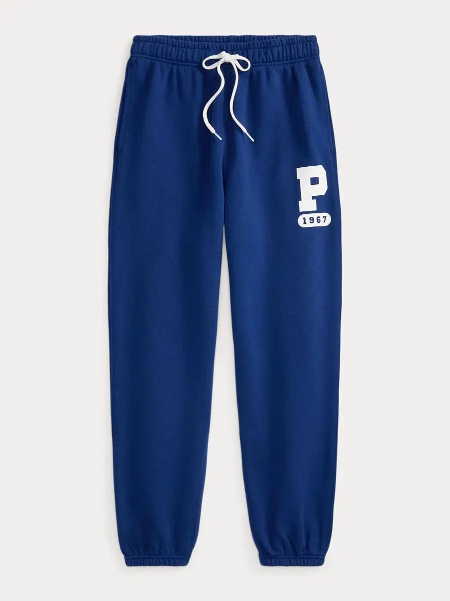 Спортивные брюки женские на поясе с кулиской, модель P 1967 Polo Ralph Lauren — изображение 5 из 5, королевский синий