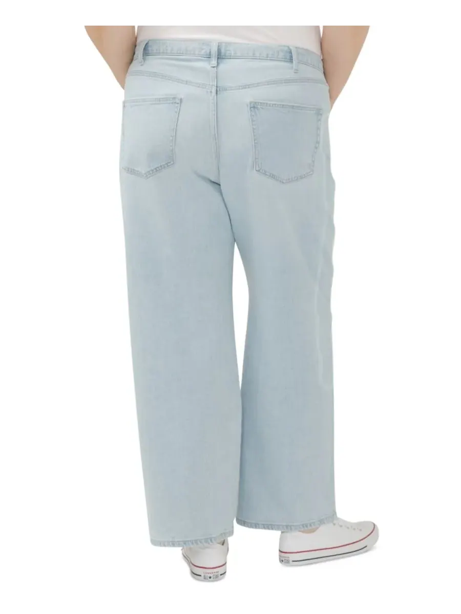 Джинсы на шнуровке Be Easy больших размеров Silver Jeans Co. — изображение 2 из 7, синий