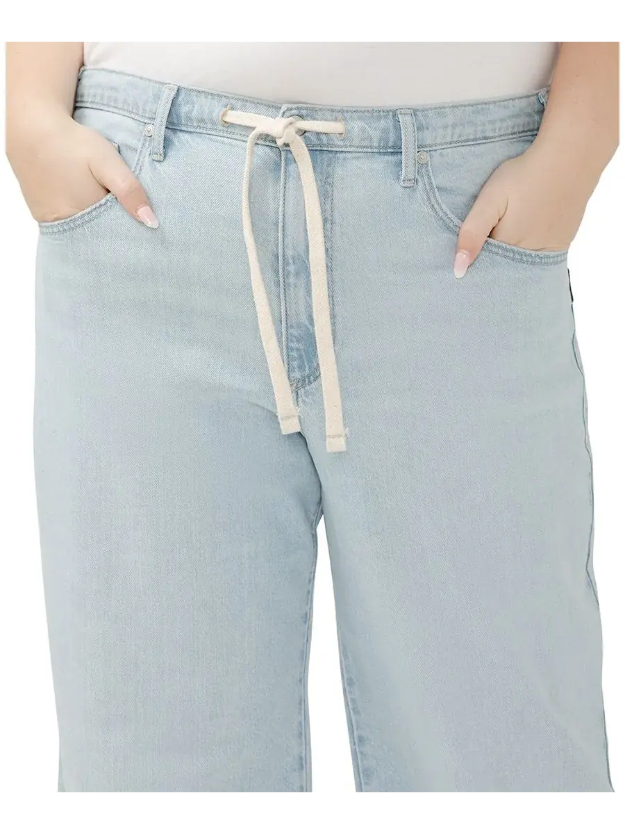 Джинсы на шнуровке Be Easy больших размеров Silver Jeans Co. — изображение 6 из 7, синий