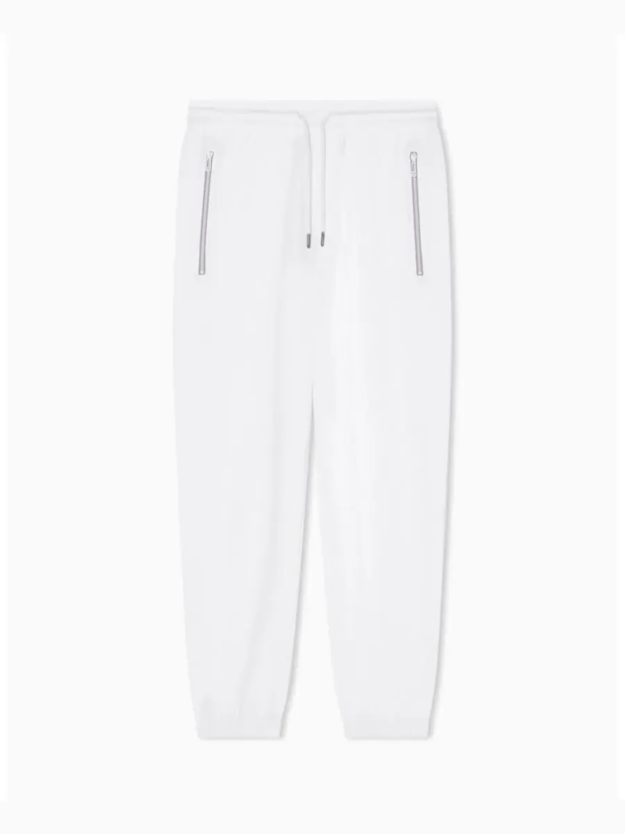 A|X Armani Exchange Мужские флисовые спортивные брюки белого цвета — изображение 2 из 5, бежевый
