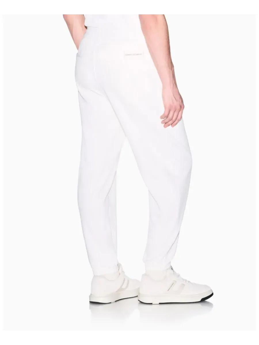 A|X Armani Exchange Мужские флисовые спортивные брюки белого цвета — изображение 5 из 5, бежевый