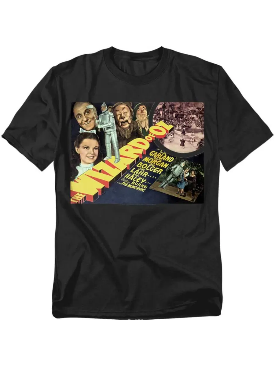 Футболка с принтом Vintage Poster Wizard Of Oz — изображение 1 из 3, черный
