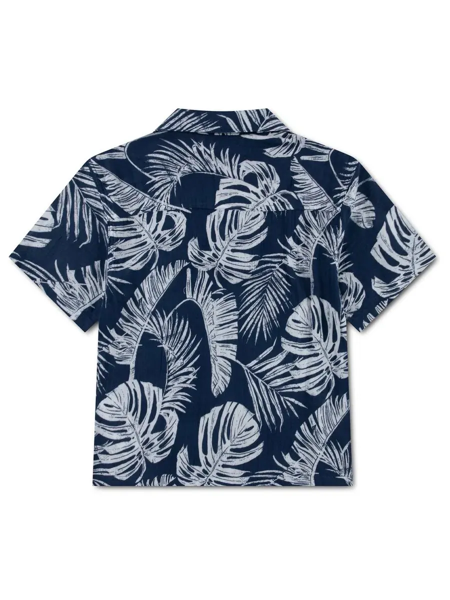 Футболка с коротким рукавом из марли для мальчиков 5-18 лет Abercrombie Kids — изображение 6 из 7