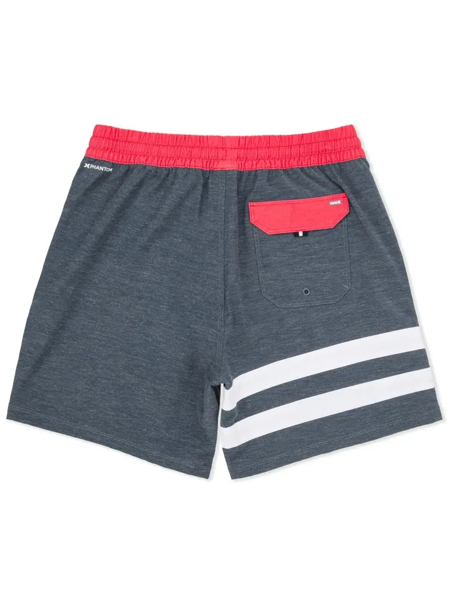 Мужские плавки Block Party Volley Stripe Hurley — изображение 7 из 8, темно-синий