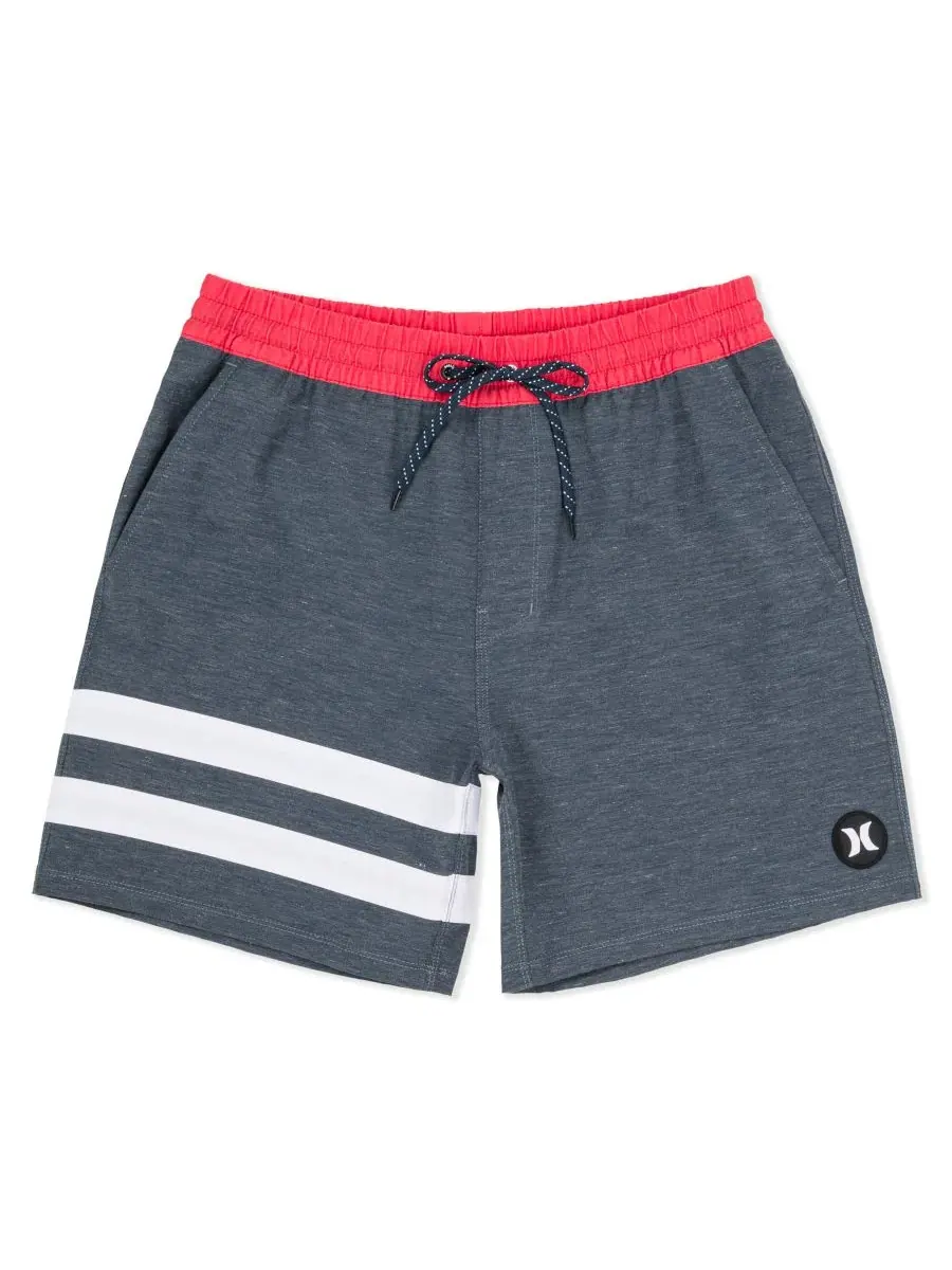 Мужские плавки Block Party Volley Stripe Hurley — изображение 8 из 8, темно-синий