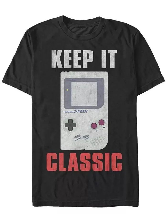 Футболка мужская Nintendo Game Boy Keep It Classic с коротким рукавом Fifth Sun — изображение 1 из 1, черный