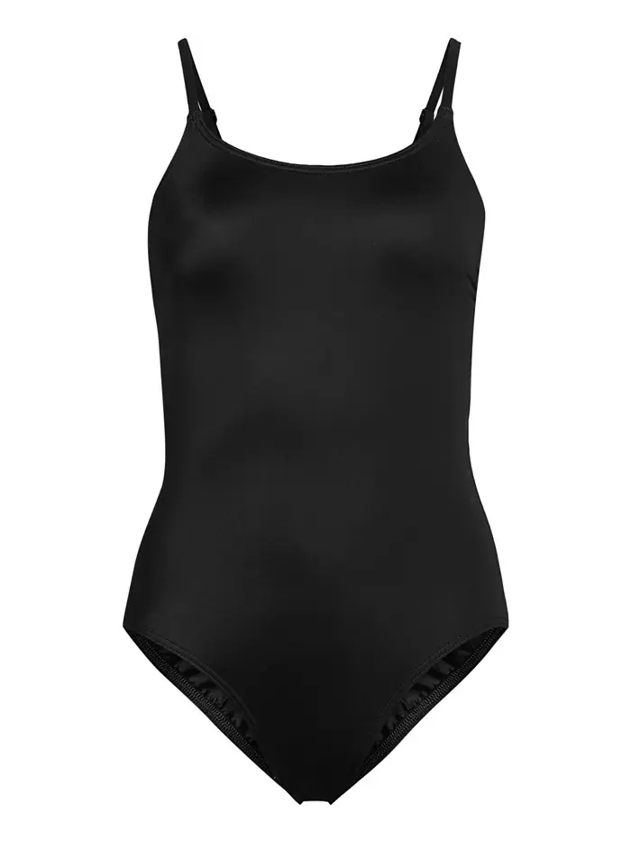 Женский цельнокроеный купальник Tugless Thin Strap One Piece без застежек на тонких бретелях Lands' — изображение 2 из 3