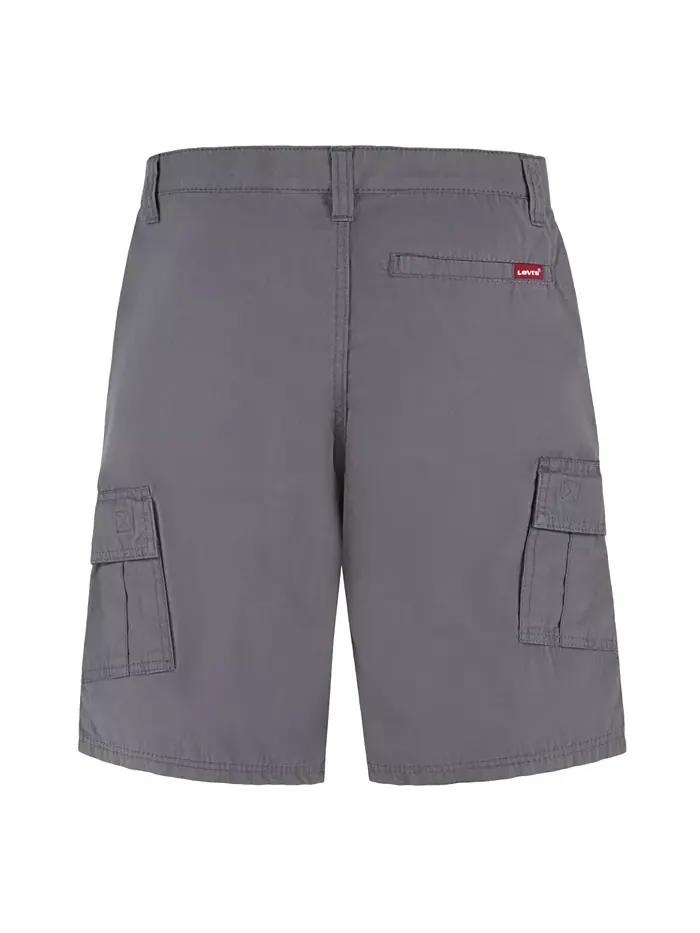 Шорты карго для мальчиков с регулируемой талией и свободным кроем Little Boys Relaxed Fit — изображение 2 из 2, серый
