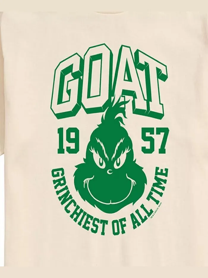 Мужская футболка с коротким рукавом The Grinch GOAT AIRWAVES — изображение 3 из 3, бежевый/хаки