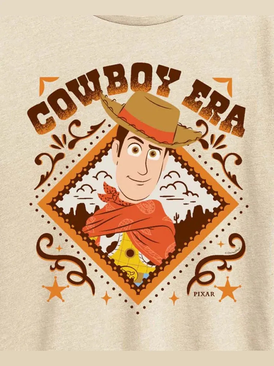 Футболка с принтом Toy Story 5 Cowboy Era Hybrid Apparel — изображение 3 из 3, березовый