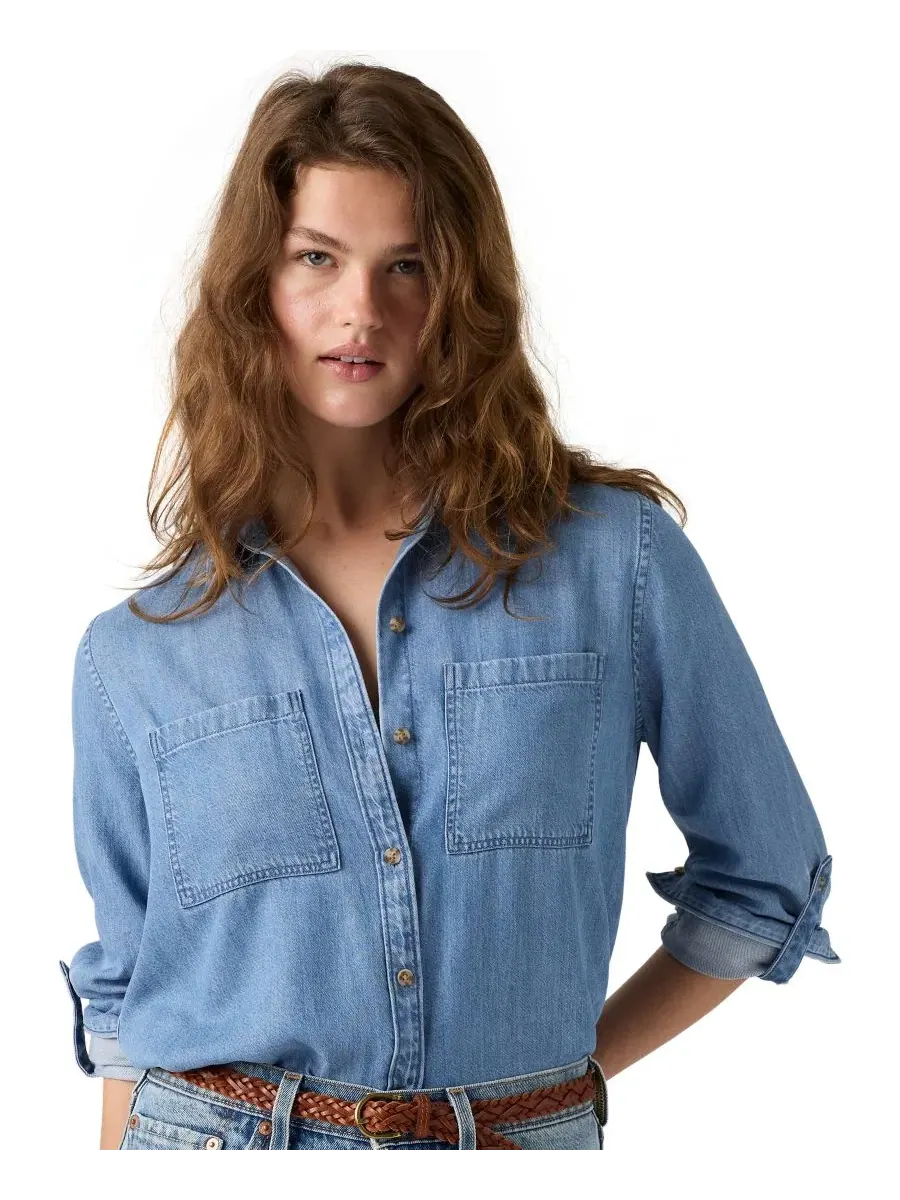 Женская джинсовая рубашка Utility с длинным рукавом Levi's — 1