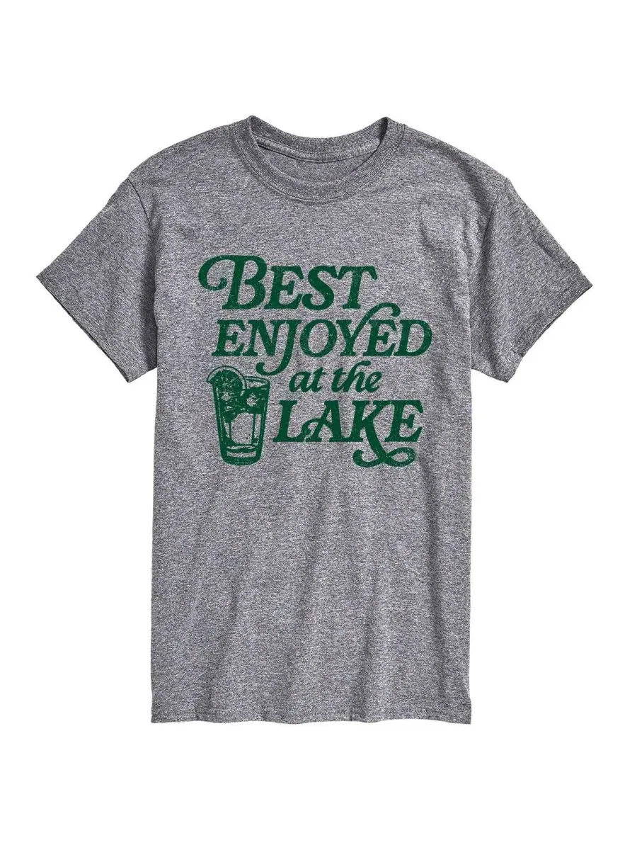 Футболка с принтом Best Enjoyed At The Lake AIRWAVES — изображение 1 из 3, приглушенный