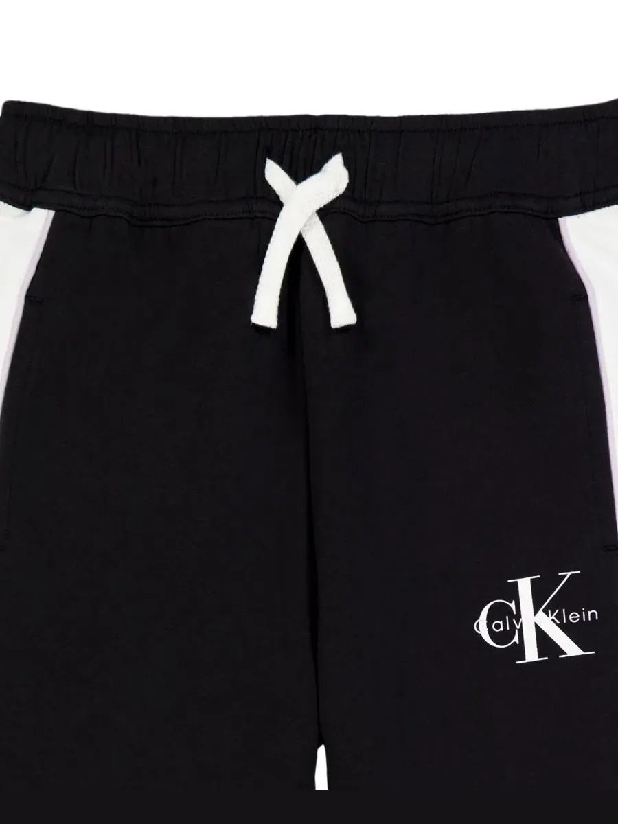 Спортивные брюки с лампасами Calvin Klein — изображение 4 из 5, черный