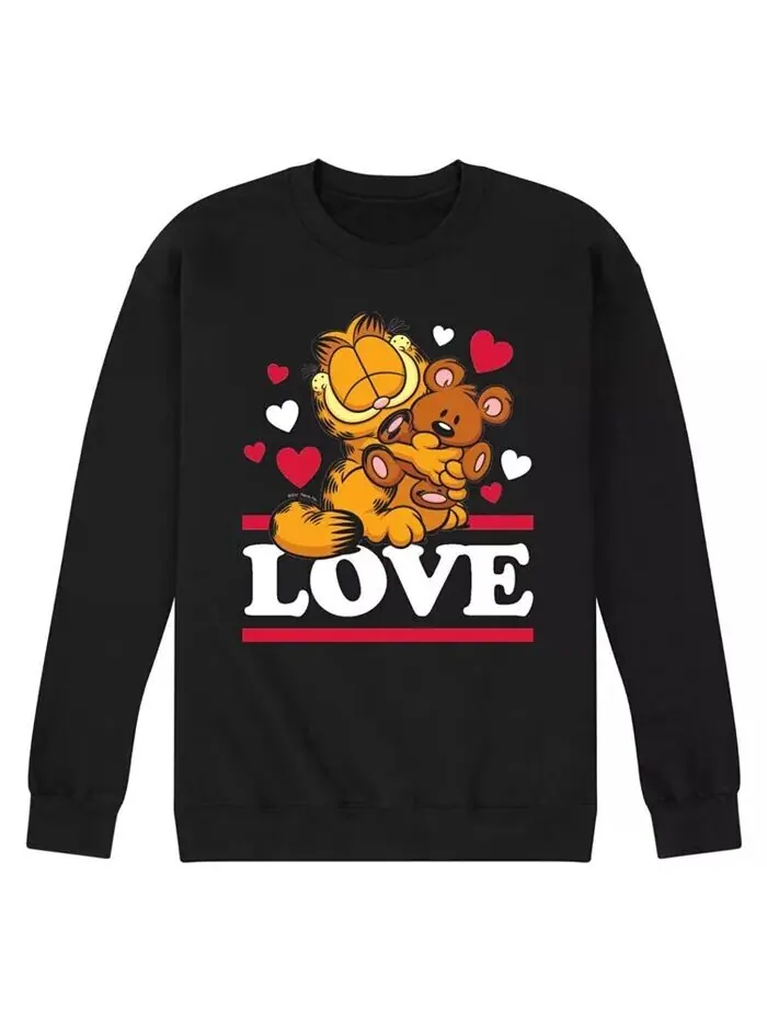 Мужская флисовая толстовка Garfield Love AIRWAVES — изображение 1 из 2, черный