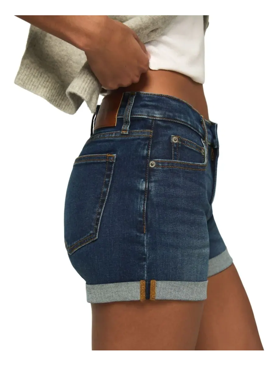 Женские шорты Ava со средней посадкой Lucky Brand, Night Cafe Rolled Wash — изображение 5 из 9