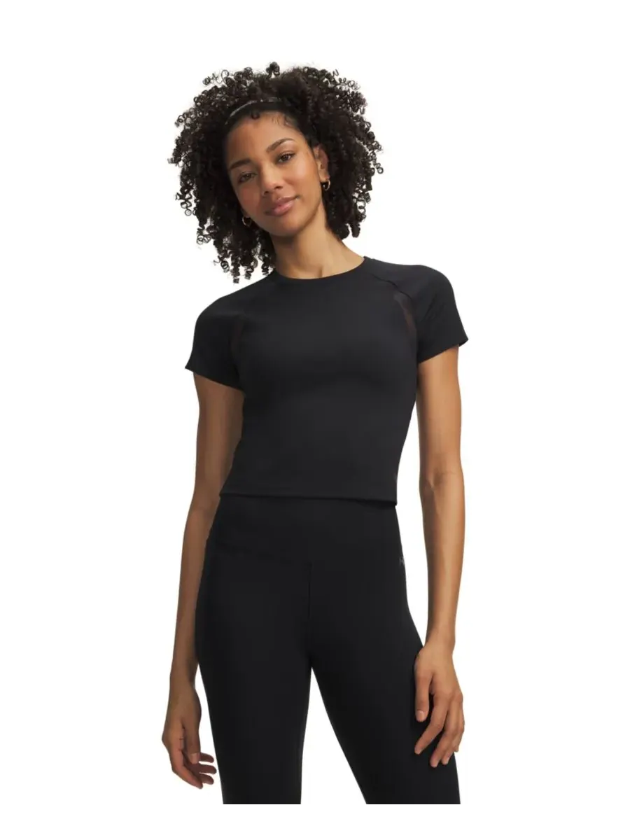 Женская сетчатая футболка с коротким рукавом Motion Mesh Under Armour — изображение 1 из 3, черный