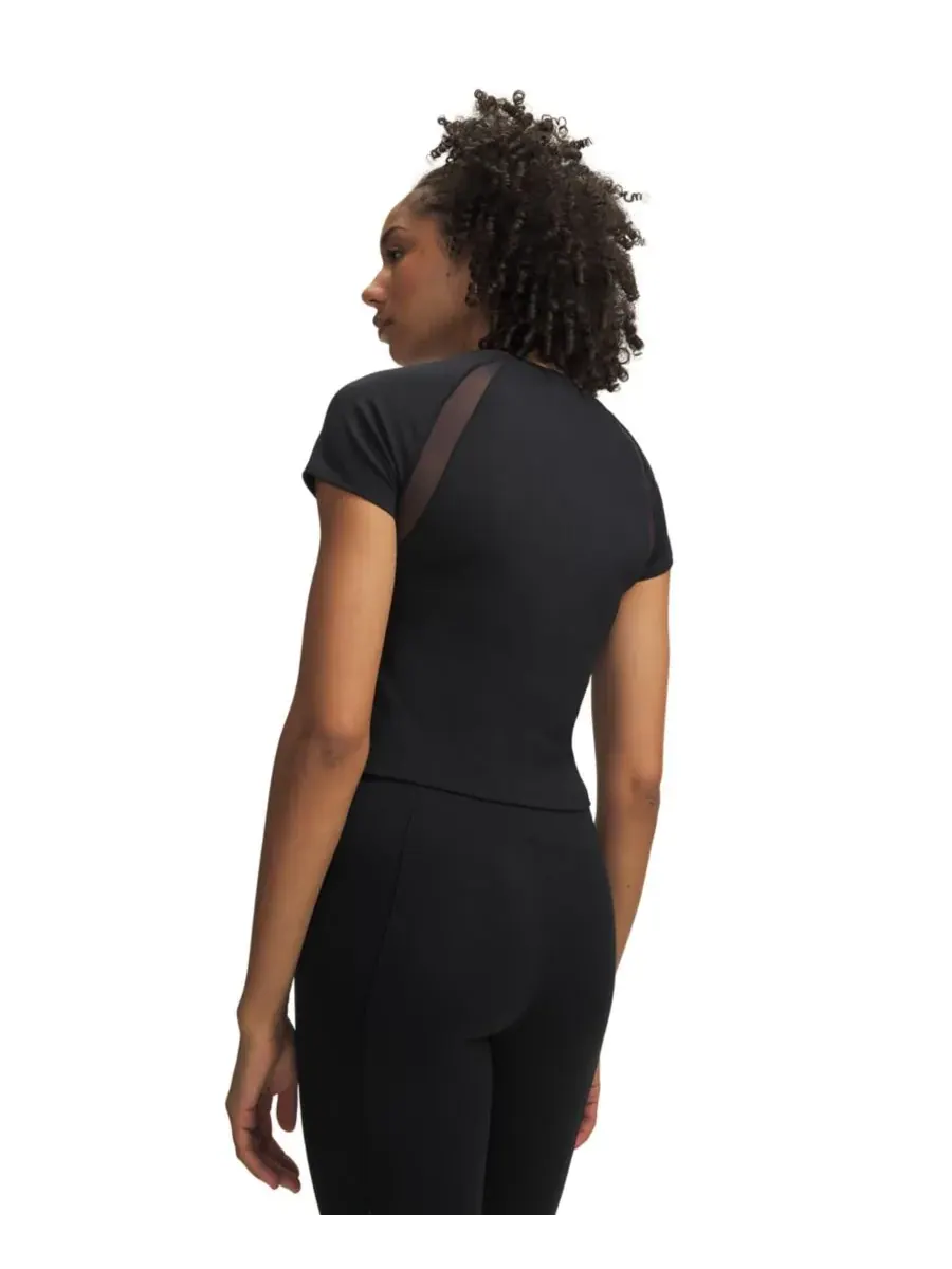 Женская сетчатая футболка с коротким рукавом Motion Mesh Under Armour — изображение 3 из 3, черный