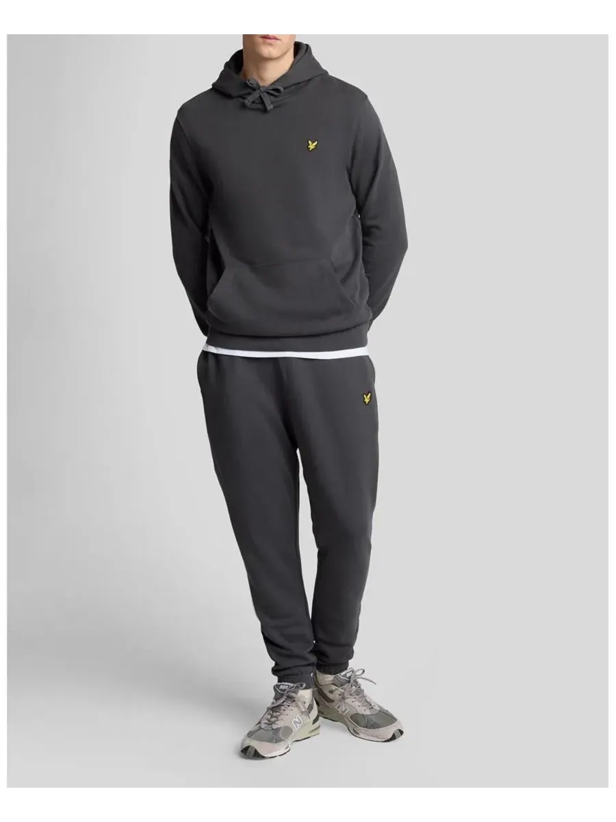 Мужские узкие спортивные брюки Lyle & Scott — изображение 3 из 8, серый