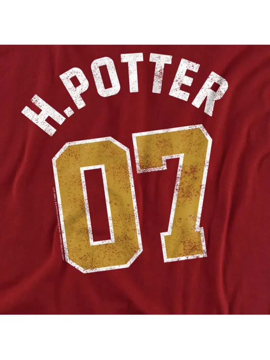 Мужская футболка Potter Jersey Harry Potter — изображение 2 из 3, красный