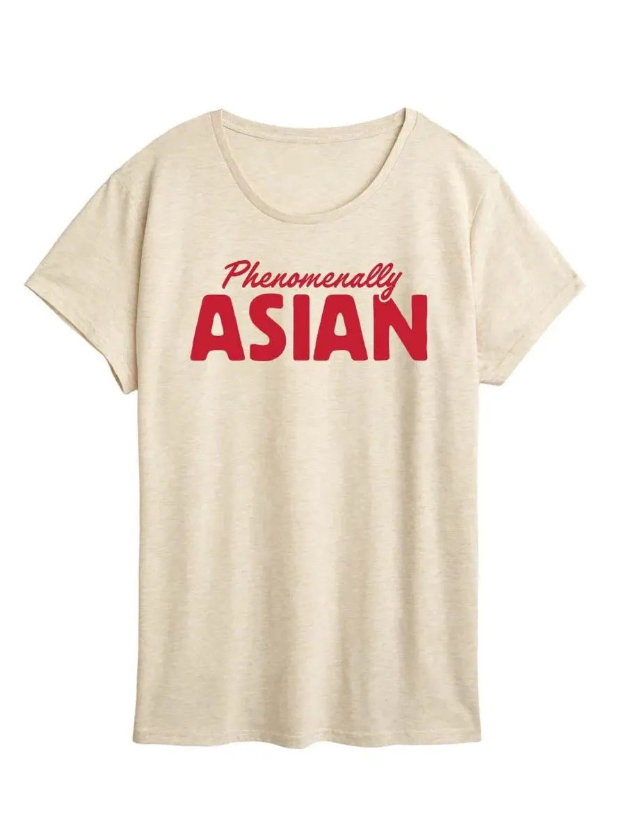 Футболка с графическим принтом Phenomenally Asian Hybrid Apparel — изображение 1 из 3, березовый
