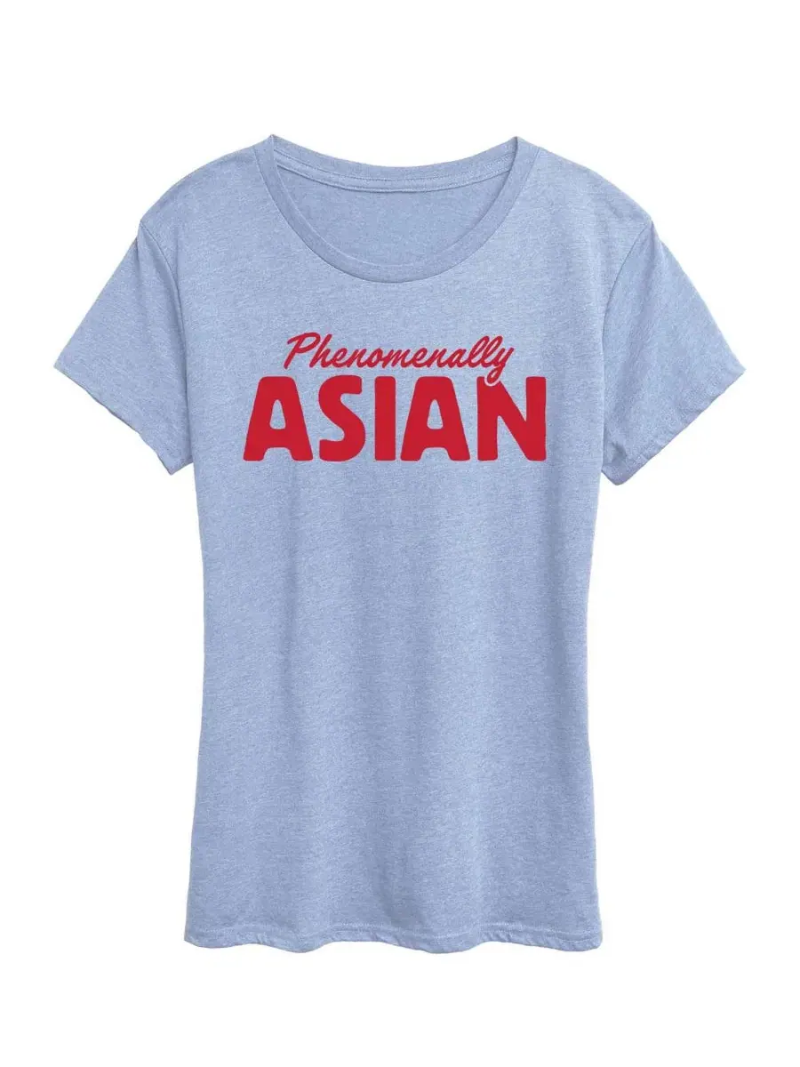 Футболка с графическим принтом Phenomenally Asian Hybrid Apparel — изображение 1 из 3, синий