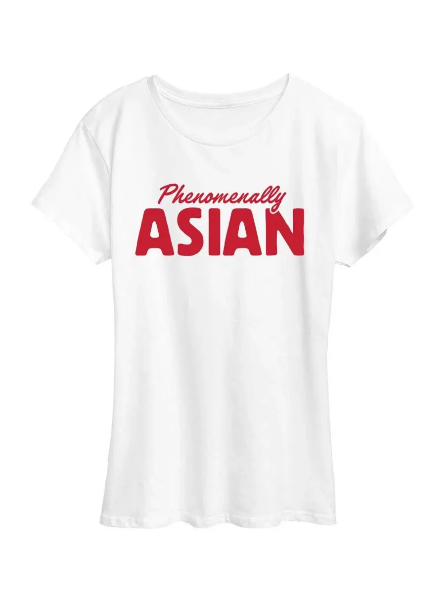 Футболка с принтом Phenomenally Asian Plus Size Hybrid Apparel — изображение 1 из 3, белый