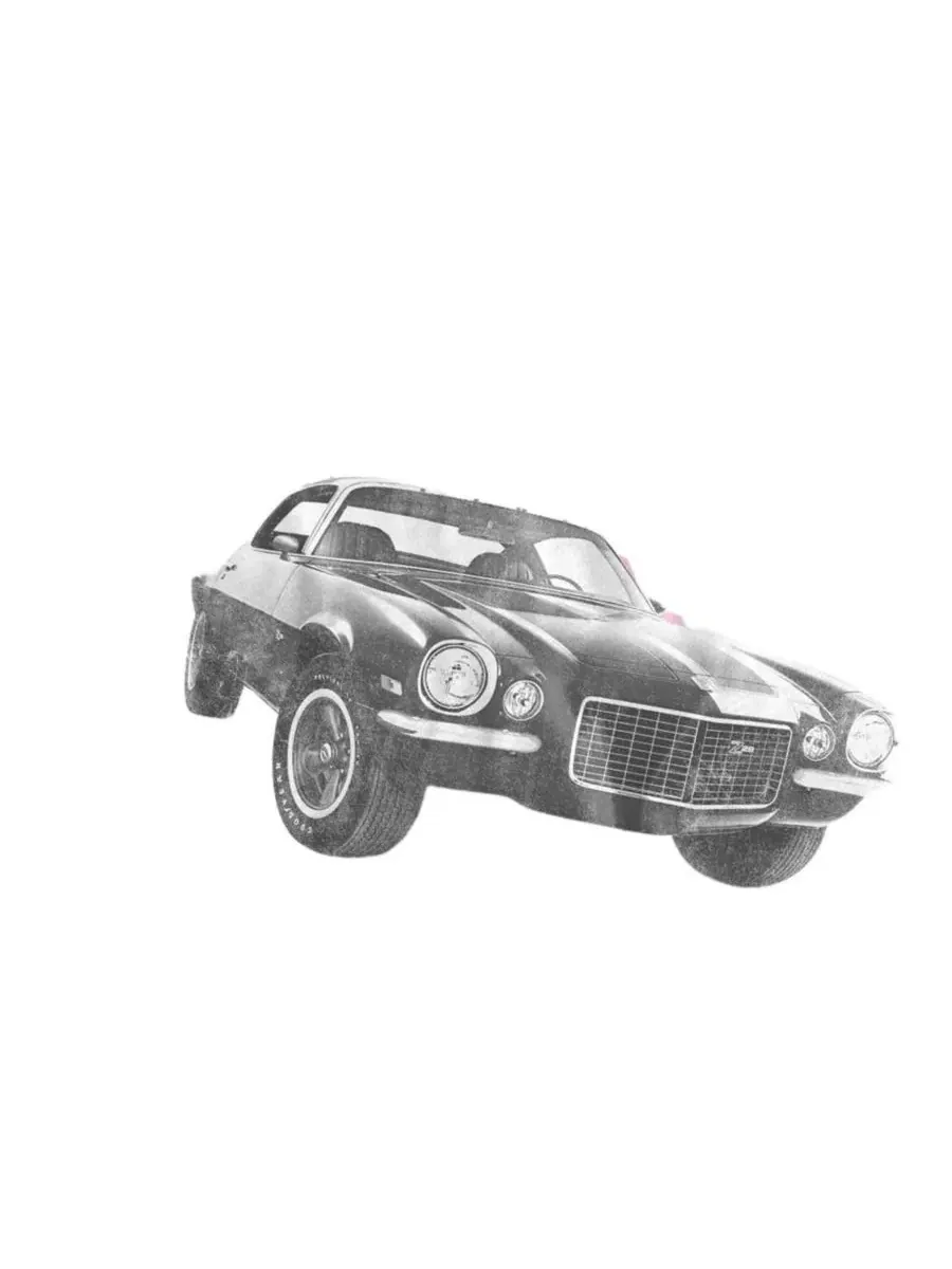 Футболка Chevrolet Camaro Z28 Corvette — изображение 2 из 3, белый