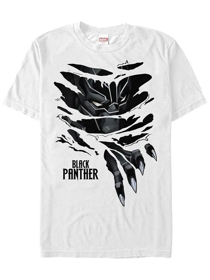 Мужская футболка с круглым вырезом Panther Breakthrough с короткими рукавами Fifth Sun — изображение 1 из 1, белый