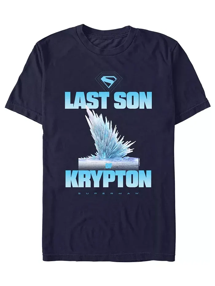 Мужская толстовка Superman 2025 Last Son of Krypton Fifth Sun — изображение 1 из 3, синий
