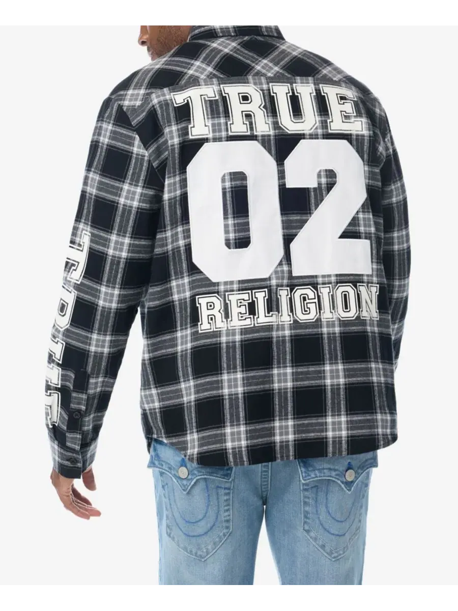 Фланелевая рубашка с длинным рукавом True Religion