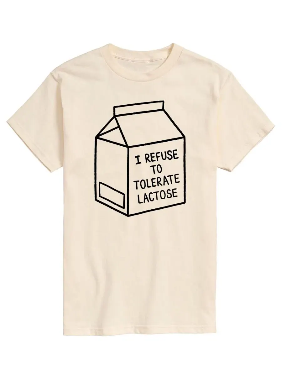 Футболка с графическим принтом Refuse To Tolerate Lactose AIRWAVES