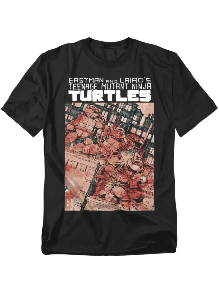 Футболка с принтом City Cover Teenage Mutant Ninja Turtles — изображение 1 из 3, черный