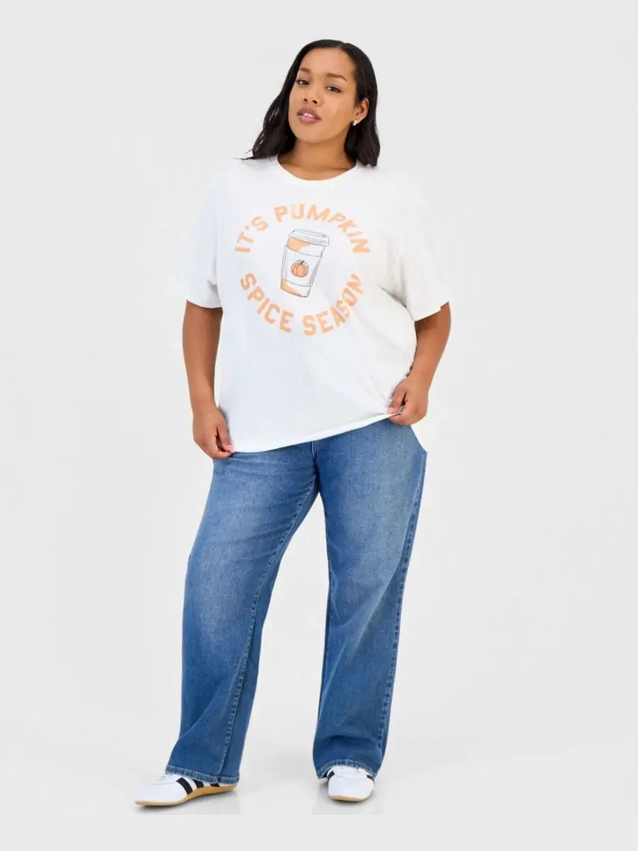 Футболка с принтом Pumpkin Spice Grayson Threads, The Label — изображение 4 из 4, белый