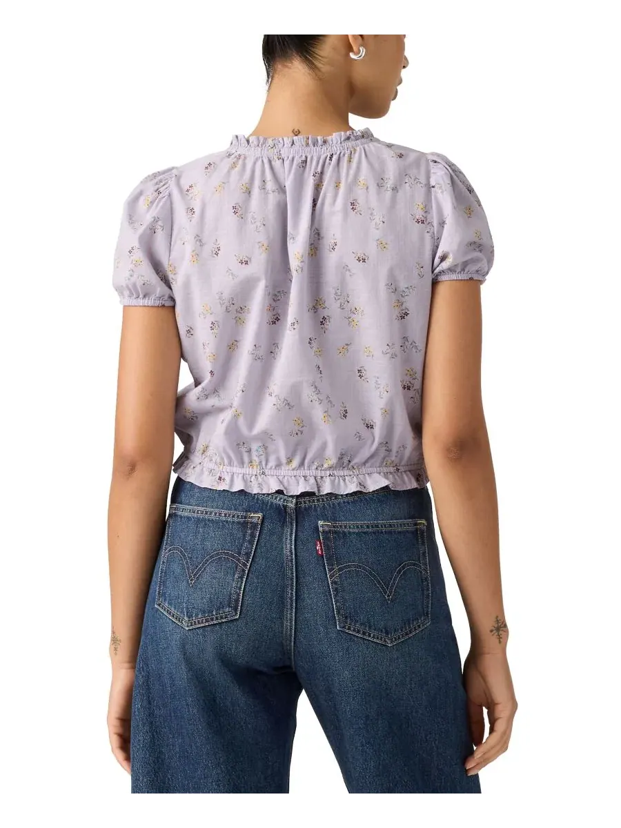 Блуза Chiara с коротким рукавом и пуговицами Levi's — изображение 5 из 6, синий