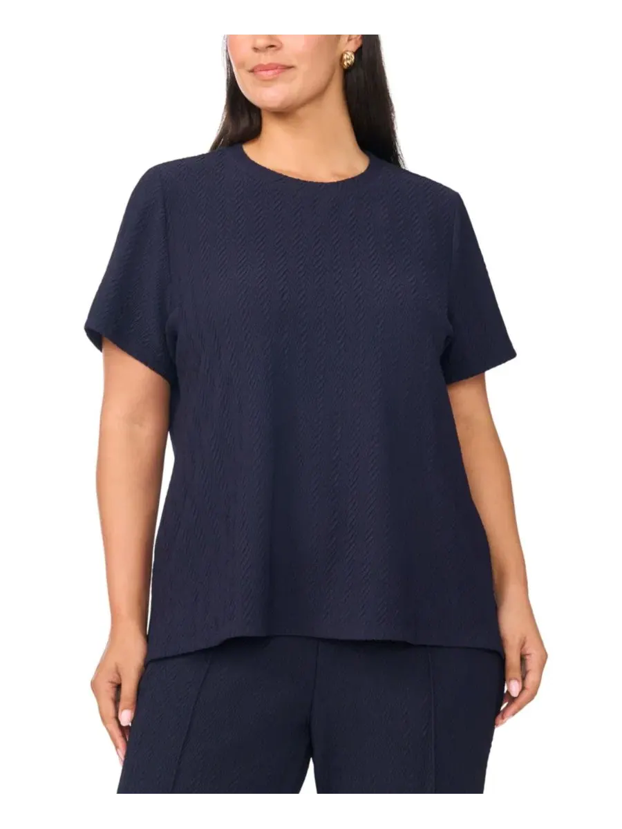 Футболка женская с круглым вырезом и коротким рукавом, Plus Size Vince Camuto