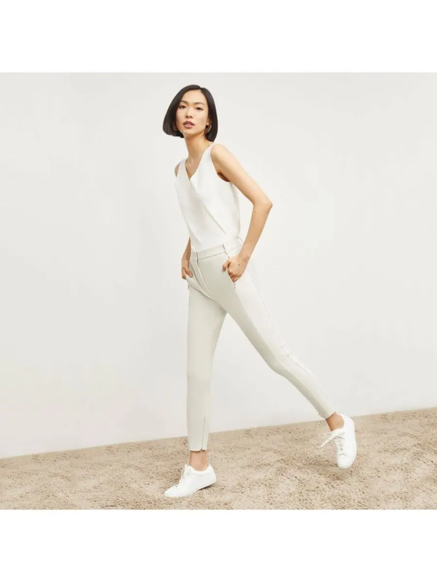 Женская майка Alecia с V-образным вырезом - Eco 365Knit MMLaFleur — изображение 8 из 8, белый