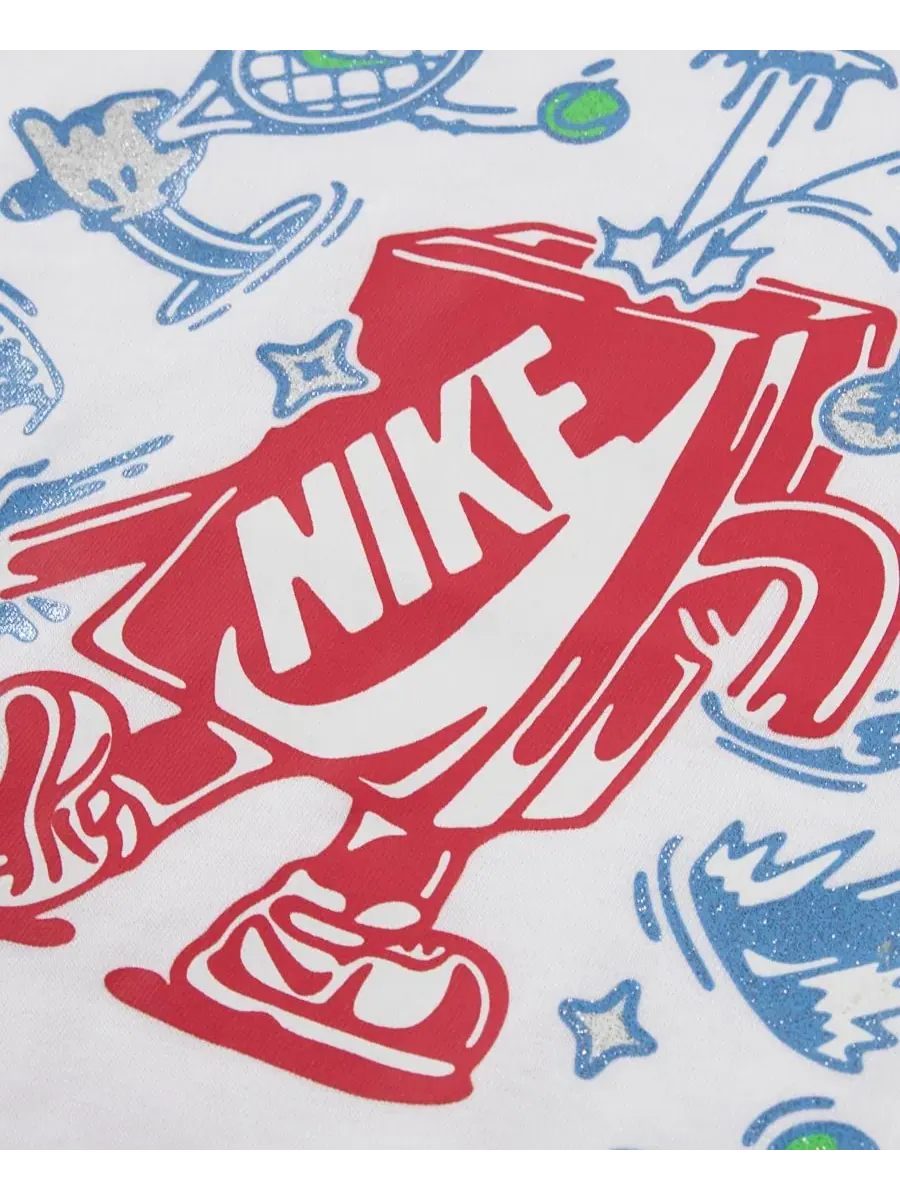Футболка для мальчиков с принтом Boxy Juice Short-Sleeve Nike — изображение 3 из 3, белый