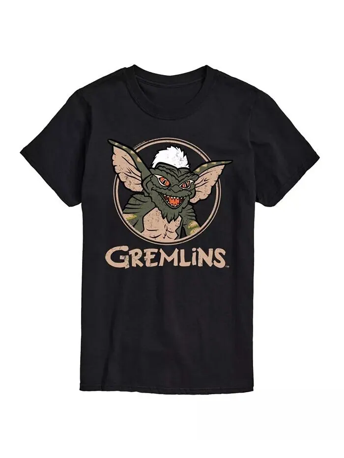 Мужская футболка с короткими рукавами Hybrid Apparel Gremlins Drawing AIRWAVES — изображение 1 из 3, черный