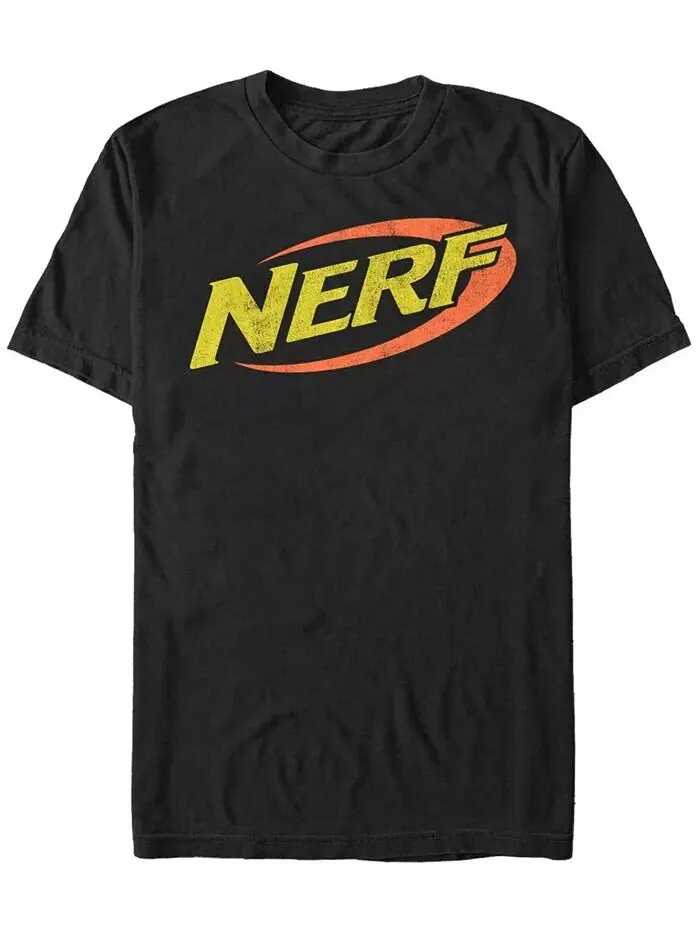 Футболка Nerf Classic с коротким рукавом и логотипом для мужчин Fifth Sun — изображение 1 из 1, черный