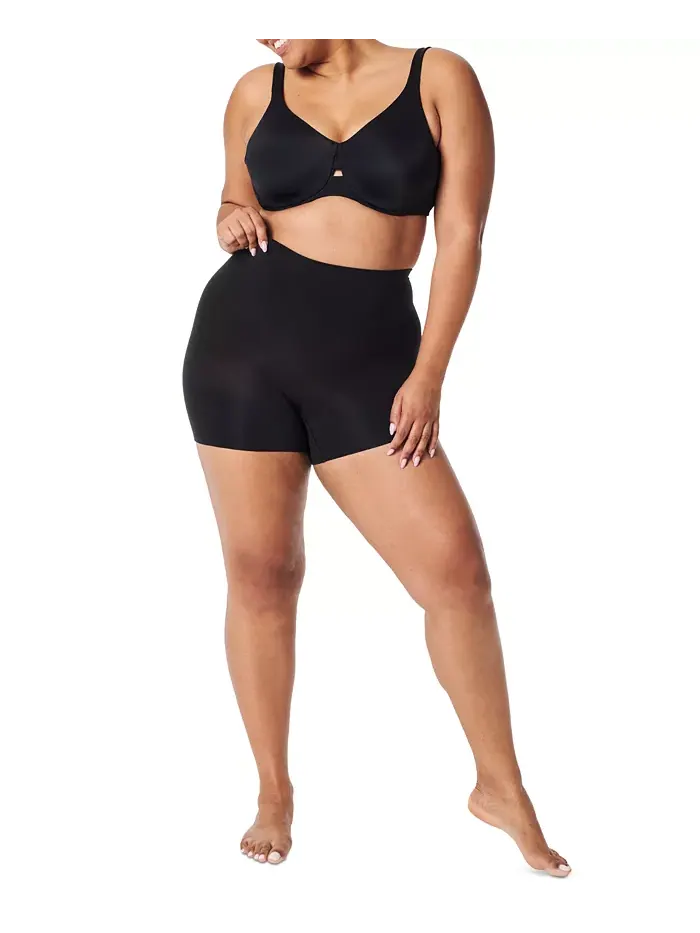 Женские повседневные бесшовные утягивающие шорты 10403R SPANX — изображение 3 из 3, черный