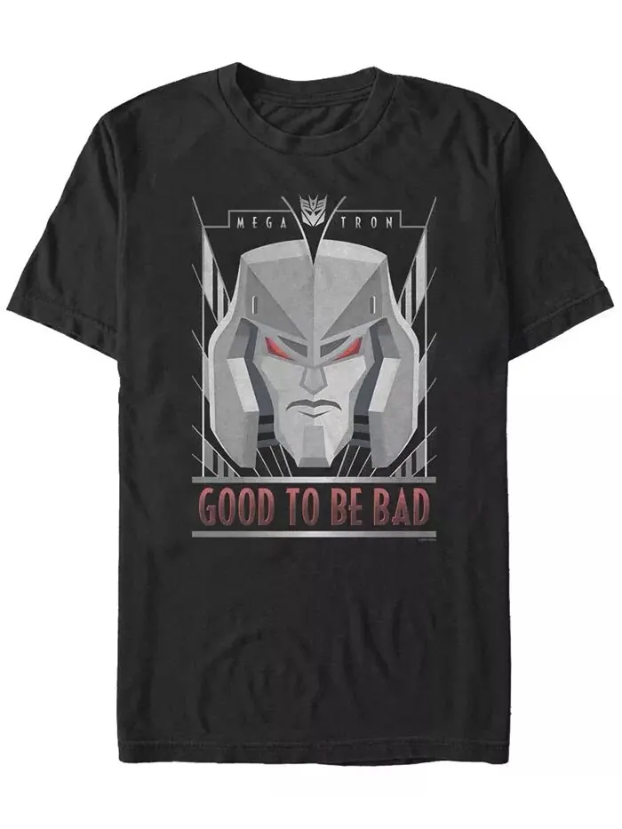 Мужская футболка с коротким рукавом Transformer Mega Bad Fifth Sun — изображение 1 из 1, черный