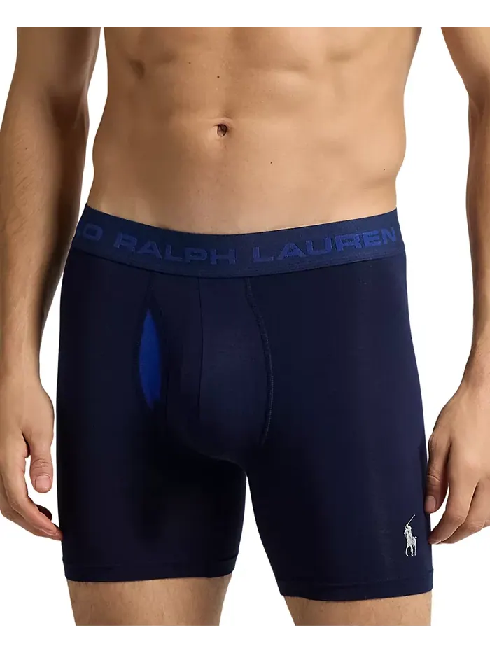 Мужские боксеры Perfect Pouch, 3 шт Polo Ralph Lauren — изображение 3 из 4, красный