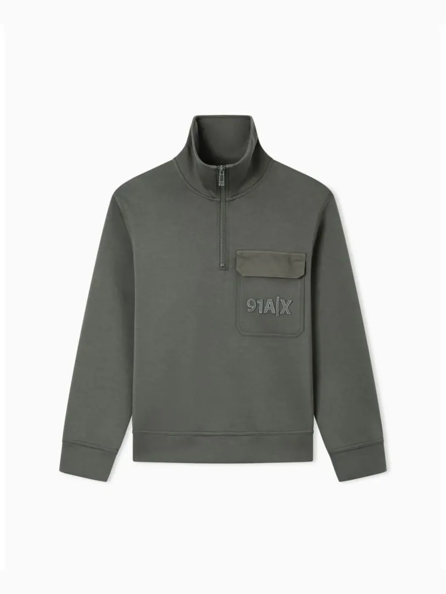 Мужская толстовка Pocket 91 Quarter Zip A|X Armani Exchange