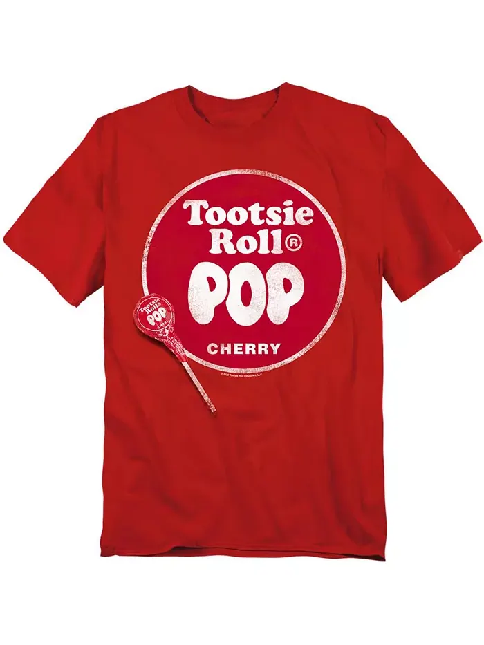Футболка Big & Tall с логотипом Pop Tootsie Roll — изображение 1 из 3, красный