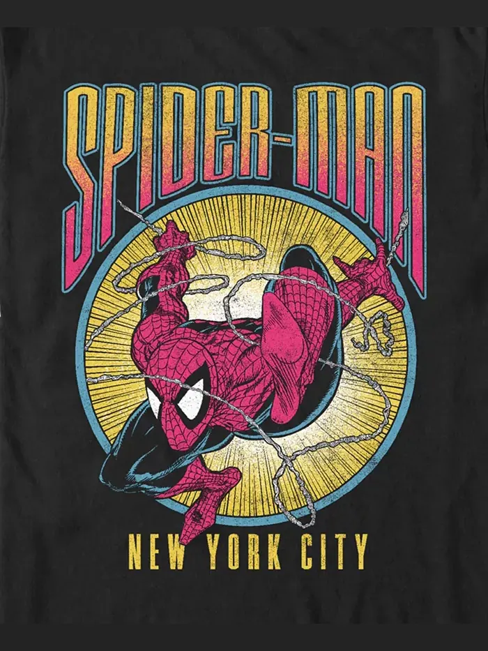 Мужская футболка с коротким рукавом Spider Swing Circle Fifth Sun — изображение 3 из 3, черный