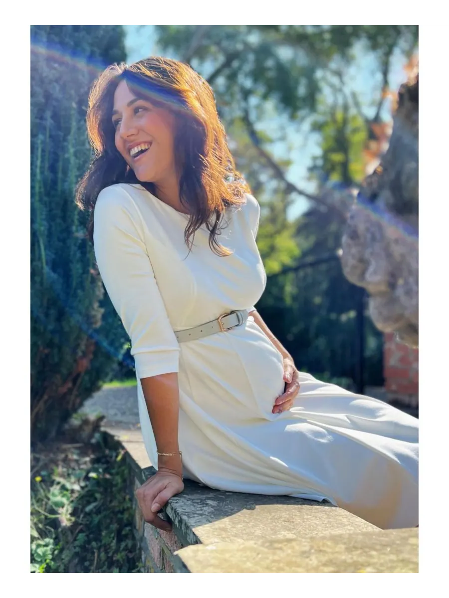 Платье для беременных Сиена Tiffany Rose Maternity — изображение 6 из 8, бежевый